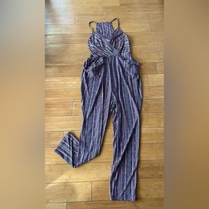 Striped Jumpsuit